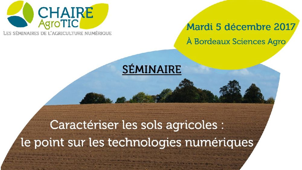 Un séminaire sur la technologie et les sols