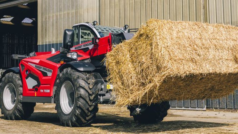 Massey Ferguson équipe sa gamme de chargeurs télescopiques d’une nouvelle cabine. © Massey Ferguson