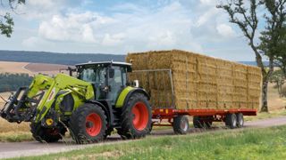 Claas propose une nouvelle option de freinage automatique sur ses tracteurs Arion 500 et 600. © Claas Claas propose une nouvelle option de freinage automatique sur ses tracteurs Arion 500 et 600. © Claas