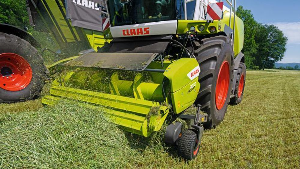 Claas ajoute de nouveaux équipements à son ensileuse Jaguar 900. © Claas