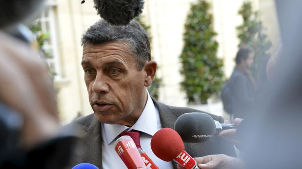 Xavier Beulin, président de la FNSEA, à la sortie d’une réunion sur le plan de refinancement de l’agriculture. © Cédric Faimali/GFA