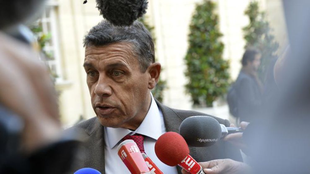 Xavier Beulin à la sortie de la réunion sur le plan de consolidation et de refinancement de l’agriculture à Matignon le 4 octobre 2016. © Cédric Faimali/GFA