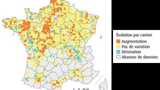 Taux en hausse dans 8,5 % des cantons Taux en hausse dans 8,5 % des cantons
