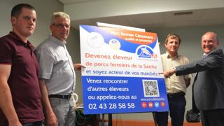Les Porcs de la Sarthe veulent séduire des éleveurs Les Porcs de la Sarthe veulent séduire des éleveurs