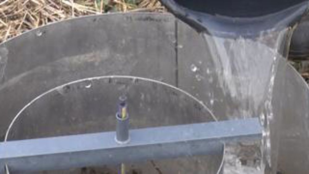 Mesurer l’infiltration de l’eau dans le sol