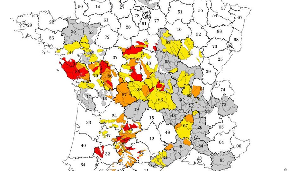 76 départements soumis à des restrictions d’eau