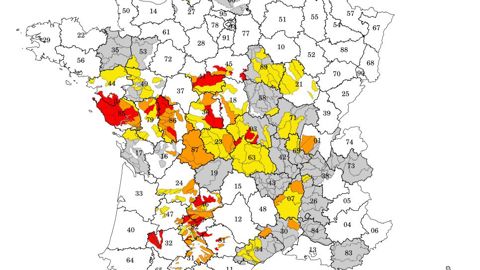 79 départements soumis à des restrictions d’eau 79 départements soumis à des restrictions d’eau