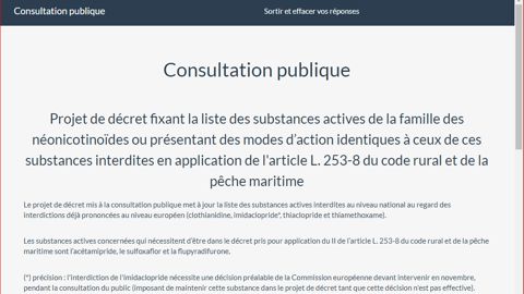 La liste des substances interdites mise en consultation La liste des substances interdites mise en consultation