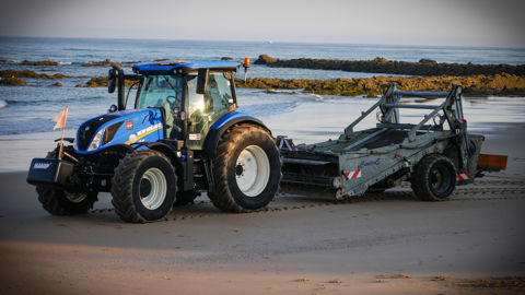 En tracteur à la plage avec TMC Bejenne En tracteur à la plage avec TMC Bejenne