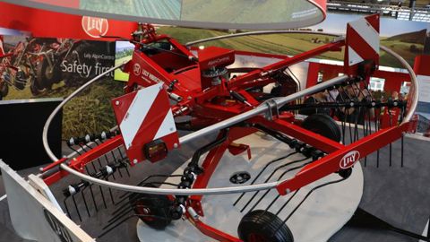 Andainer en forte pente