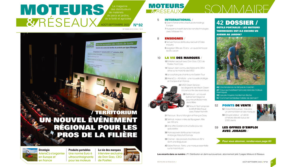 A lire dans Moteurs & Réseaux A lire dans Moteurs & Réseaux
