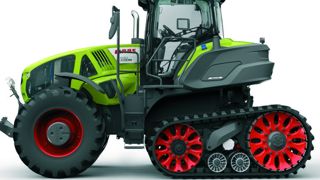 Un Axion 900 équipé de chenilles Terra Trac Un Axion 900 équipé de chenilles Terra Trac