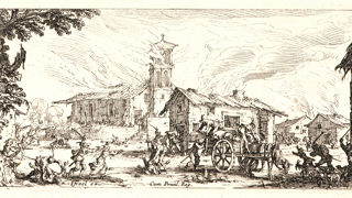 Les petites misères de la guerre : le pillage d un village, estampe de Jacques Callot (1636). Les petites misères de la guerre : le pillage d un village, estampe de Jacques Callot (1636).