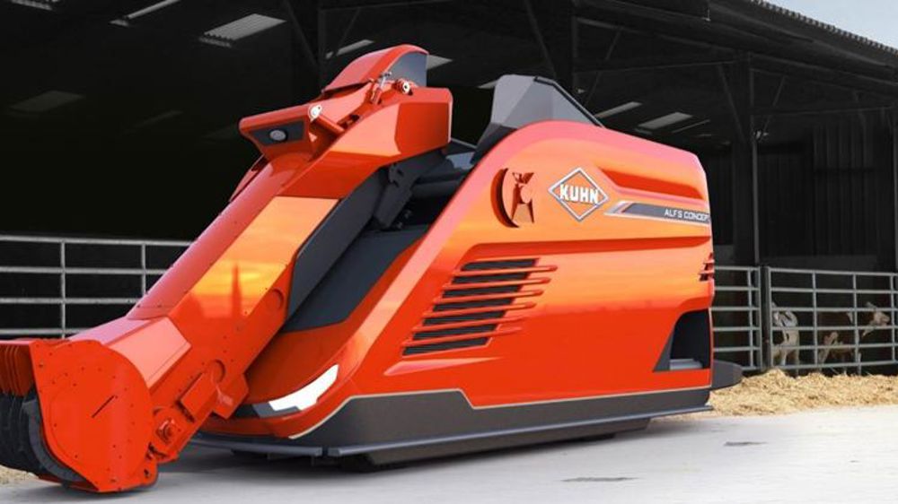 Une mélangeuse automotrice autonome