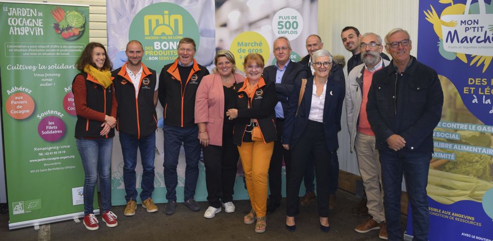 Solaal Pays de la Loire et le Jardin de Cocagne Angevin se sont retrouvés au Min d’Angers, le 27 septembre 2022.