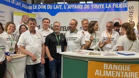 Les éleveurs du Space donnent 10 000 litres de lait Les éleveurs du Space donnent 10 000 litres de lait