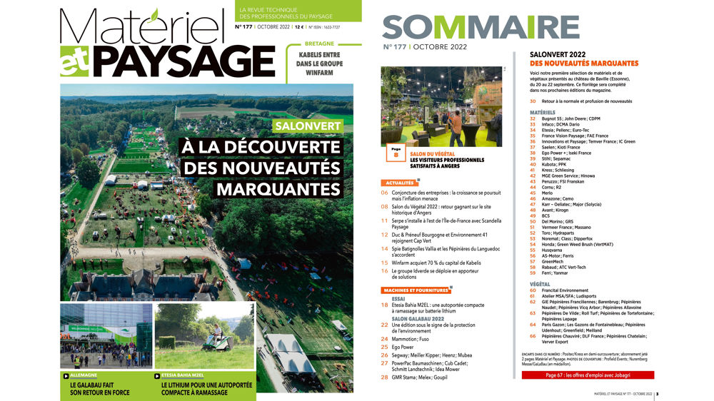 A lire dans Matériel et Paysage