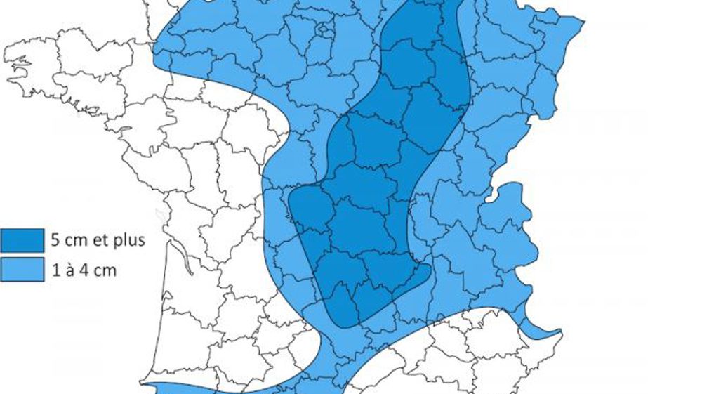 Épisode neigeux entre mardi et mercredi