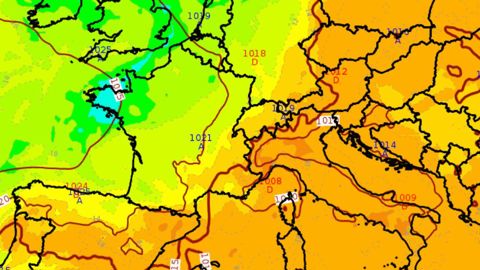Une baisse de 10°C en 24 heures Une baisse de 10°C en 24 heures
