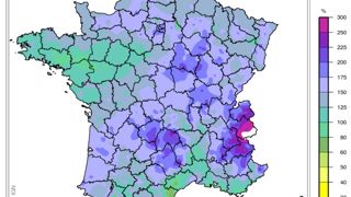 Un record de précipitations Un record de précipitations