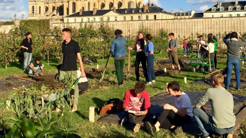 Exercice d’écologie dans le Potager du Roi  (image d’archives).©ENSP