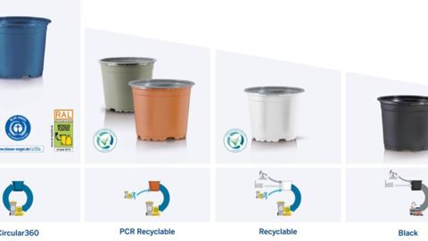 Pöppelmann a présenté au Sival un système de classement de ses produits en fonction de leur impact environnemental. © Pöppelmann