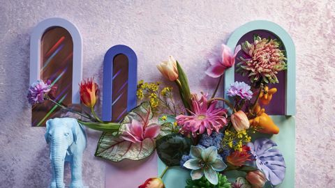 Tendance Crazy Illusions, l’une des quatre tendances pour 2021 dévoilées par un Office Hollandais des Fleurs qui a réajusté à la hausse son budget de communication. © lajoiedesfleurs