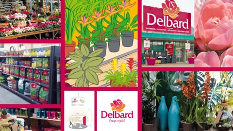 Delbard lance un nouveau concept de magasins axé autour du végétal et du design. Un concept déjà développé dans 8 magasins et qui sera mis en place dans 5 autres cette année. ©Delbard