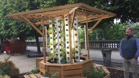 Le prix « Nature en ville » a été remis au collectif Végéto (02) pour Oasis. (c) F.Arnould