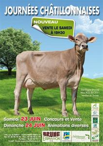 l'Affiche 2012 avec Dordogne, fille de Prince, vendue en Suisse