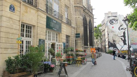 L’Atelier Truffaut a été ouvert pendant deux semaines en plein cœur de Paris à deux pas de Beaubourg, rue du Cloître Saint-Merri. ©P.Fayolle