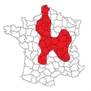 Zone de pluie entre les 1er et 3 juin.
