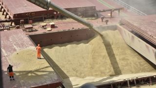 Le corridor maritime, initialement destiné à sortir plus de 20 millions de tonnes de grains, a permis à Kiev d'exporter par bateaux plus de 7,8 millions de tonnes depuis le 1er août. Le corridor maritime, initialement destiné à sortir plus de 20 millions de tonnes de grains, a permis à Kiev d'exporter par bateaux plus de 7,8 millions de tonnes depuis le 1er août.