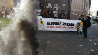 La Confédération paysanne dénonce les règles de claustrations des volailles qui, selon le syndicat, menacent l'élevage en plein air. La Confédération paysanne dénonce les règles de claustrations des volailles qui, selon le syndicat, menacent l'élevage en plein air.