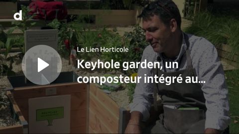 Keyhole Garden, un composteur intégré au potager