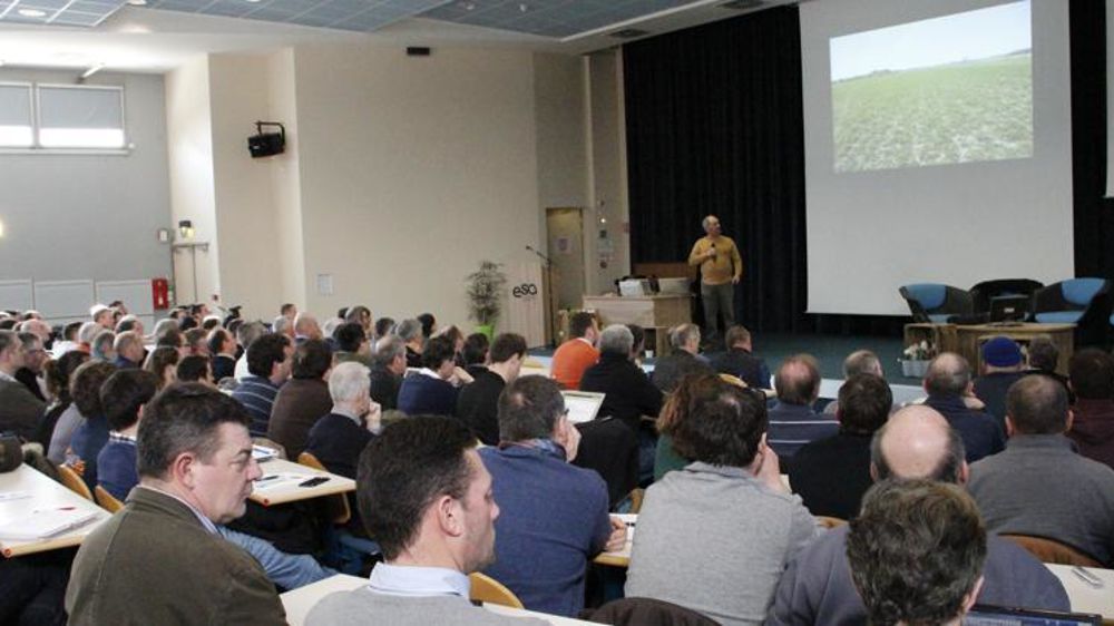 À l’assemblée générale de l’association Base, le 23 février 2018. © A. Magnard/GFA