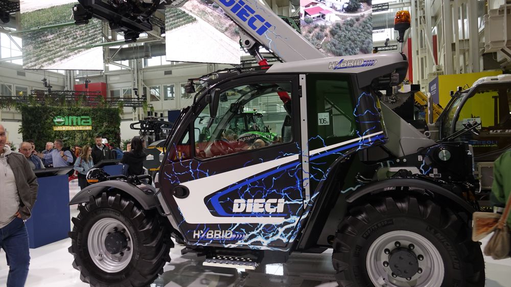 Dieci : un projet de chariot télescopique hydride