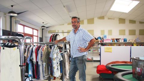 Thomas Jeanson est le président du Grenier de Mézos, situé dans la pinède landaise. © Hélène Quenin/Signiel