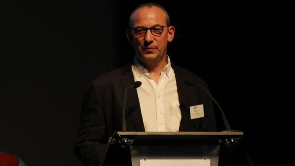 André Bonnard, le secrétaire général de la FNPL, lors de l’assemblée générale du syndicat le 14 mars 2018. © V. Guyot/GFA