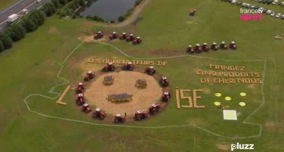 « Les agriculteurs aiment le Tour », le sourire de la Fdsea de l'Oise.