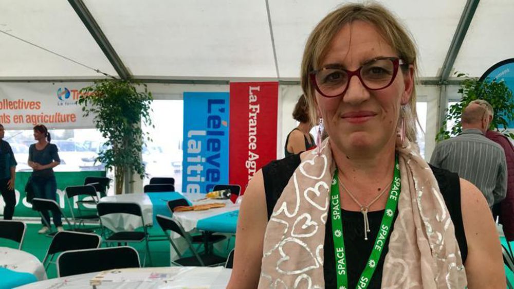 Marie-Andrée Luherne : « Nous avons beau entendre dire qu’il faut que des jeunes s’installent, face aux attaques, ils se posent beaucoup de questions. » © R. Aries/GFA