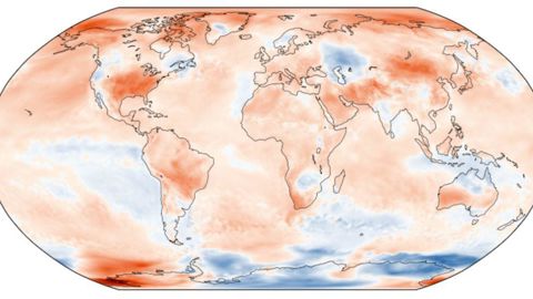 À l’échelle du globe, septembre 2019 s’affiche 0,57°C au-dessus de la moyenne de 1981 à 2010. © Météo-France