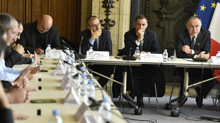 Réunion à Paris pour le ministre de l’Agriculture et les représentants agricoles corses. © Ministère de l’Agriculture Réunion à Paris pour le ministre de l’Agriculture et les représentants agricoles corses. © Ministère de l’Agriculture
