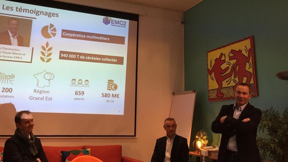 Jean-Louis Flammarion, agriculteur en Haute -Marne, témoigne de l’intérêt de l’outil Protélis. © B. Quantinet/GFA