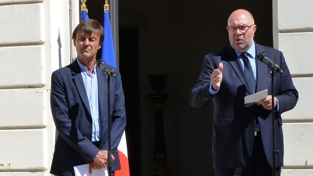 Nicolas Hulot, ministre d’État, ministre de la Transition écologique et solidaire ; Stéphane Travert, Ministre de l’Agriculture et de l’Alimentation. © H. Parisot/GFA