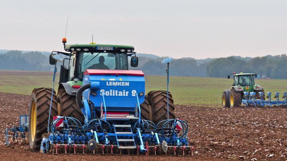 Le ministère de l’Agriculture considère que les surfaces de céréales d’hiver semées cet automne reculent de 5 % et celles de colza de 4,9 %. © P. Peeters/GFA