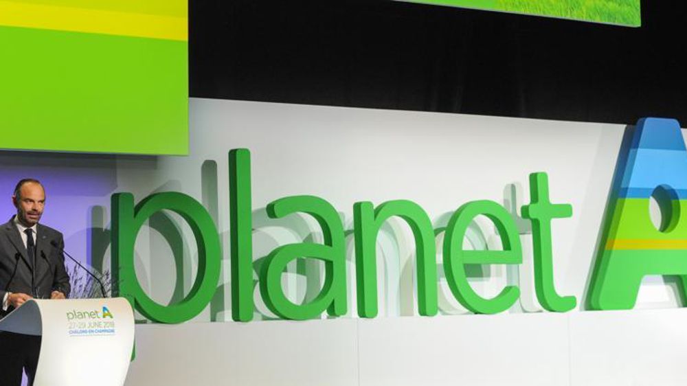 Édouard Philippe, le Premier Ministre, le 28 juin 2018 au forum Planet A. © Fabrice Aygalenq