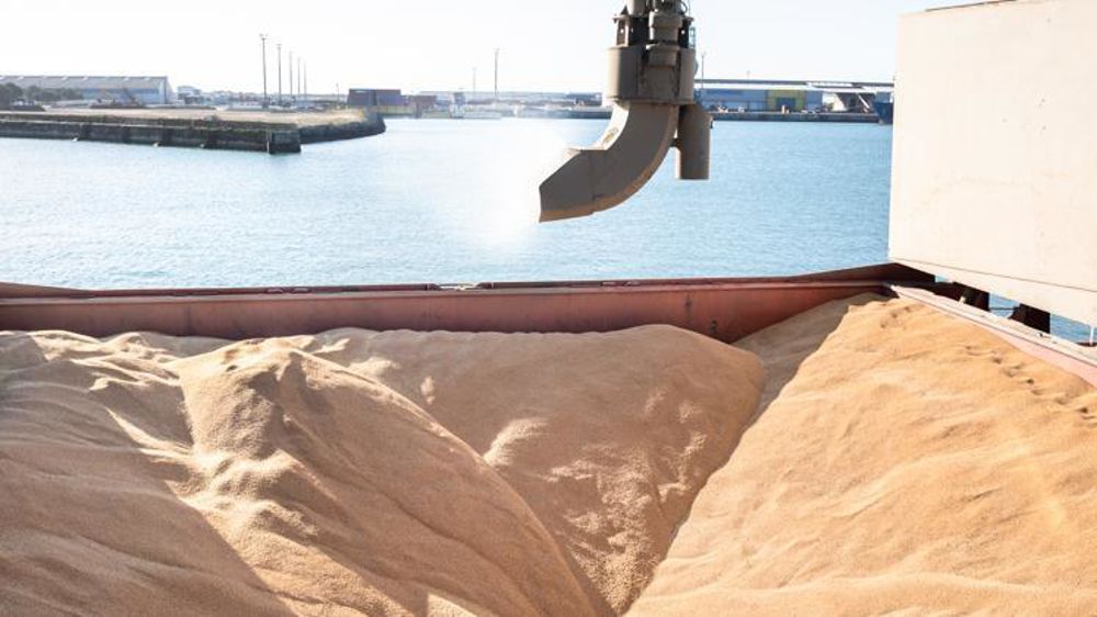 Transport de céréales par bateau (photo d’illustration). © Claudius Thiriet