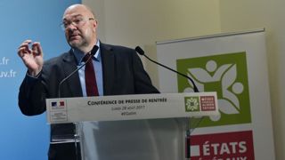 Lors de l’installation des ateliers des États-généraux de l’alimentation, le 28 août 2017, Stéphane Travert avait évoqué la possibilité pour le gouvernement d’agir par voie législative, réglementaire ou d’ordonnances. © Cédric Faimali/GFA Lors de l’installation des ateliers des États-généraux de l’alimentation, le 28 août 2017, Stéphane Travert avait évoqué la possibilité pour le gouvernement d’agir par voie législative, réglementaire ou d’ordonnances. © Cédric Faimali/GFA