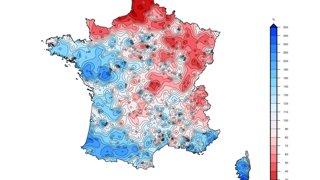 Cumul de précipitation depuis juin 2018 © Météo-France Cumul de précipitation depuis juin 2018 © Météo-France